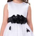 Grace Karin Princess White vestido de menina de crianças sem mangas vestido de menina de flor para casamento menina de 12 anos sem vestido CL007550-1